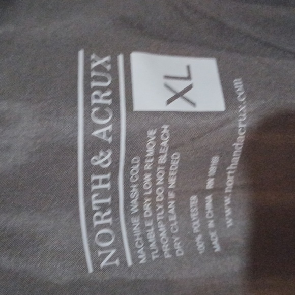 North & Acrux 3/4 zip Windbreaker top size XL - Picture 3 of 3